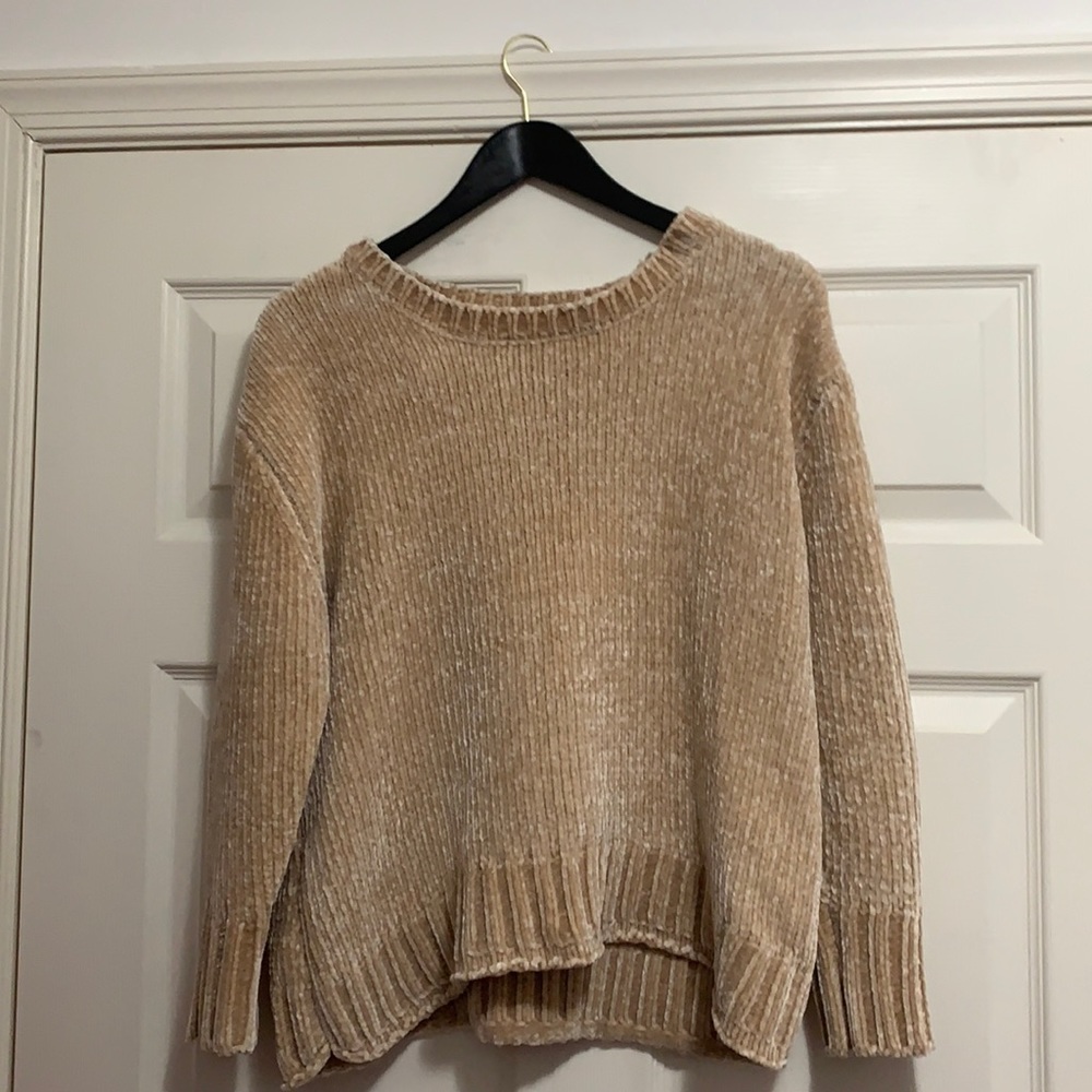 Beige Philosophy Chenille Sweater
